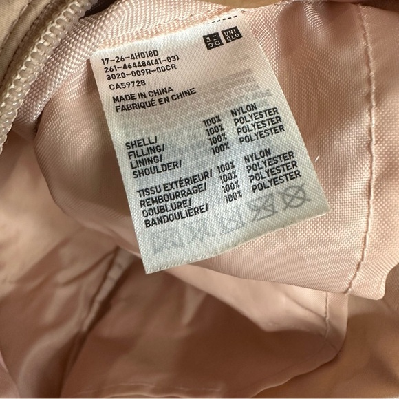 Uniqlo Pink Nylon Mini Shoulder Bag - Picture 6 of 6